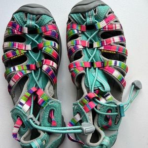 KEEN Kids Teal Multicolor Outdoor Sandals